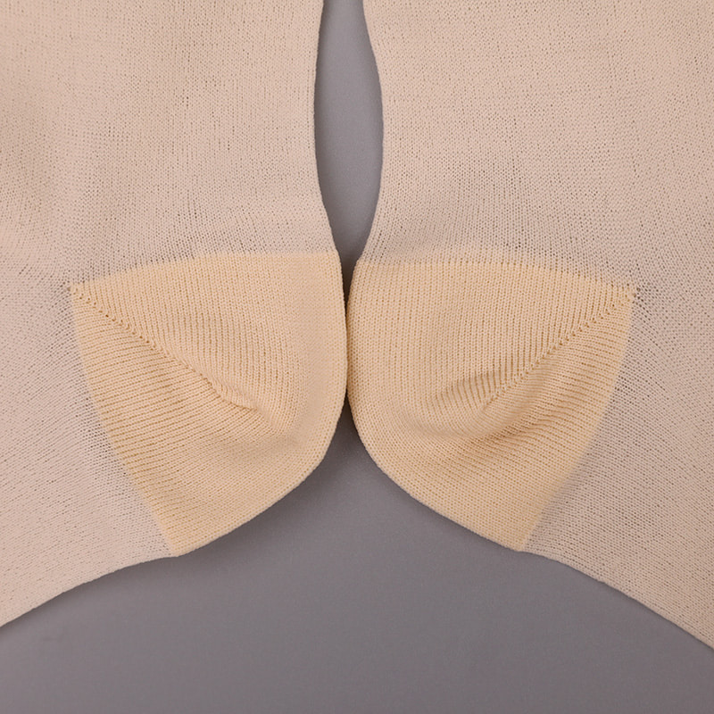 Модные прозрачные нейлоновые шелковые хлопчатобумажные женские носки Тонкие нейлоновые прозрачные шелковые женские носки Женские носки из хрустального шелка WSD1946